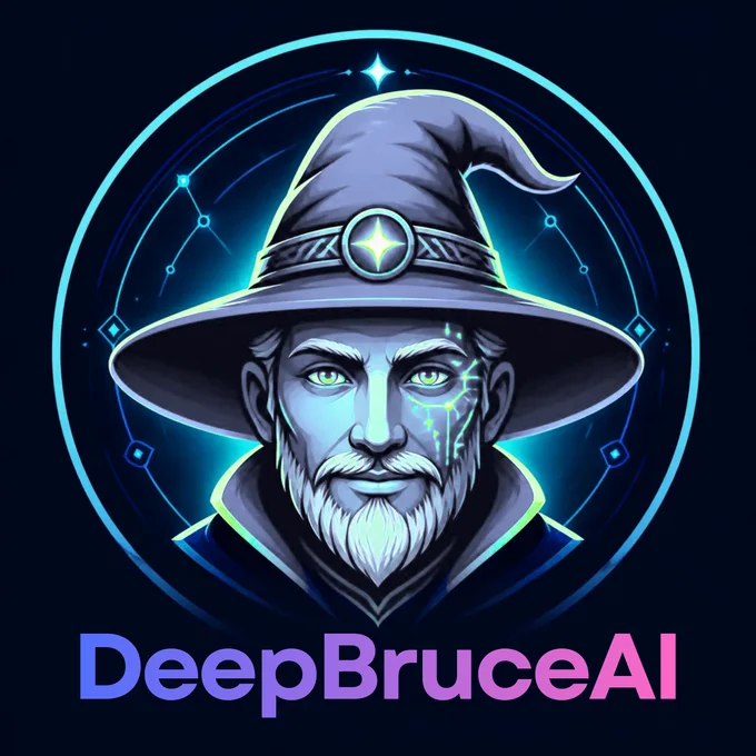 Mascote e marca DeepBruce AI